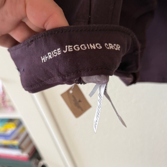 American Eagle dark plum super stretch skinny jeans NWT SIZE 00 Reg - Picture 4 of 11